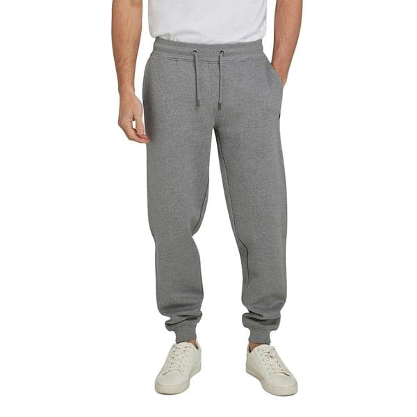 Raging Bull Mens Cuffed Jogging Bottoms - Grey Marl