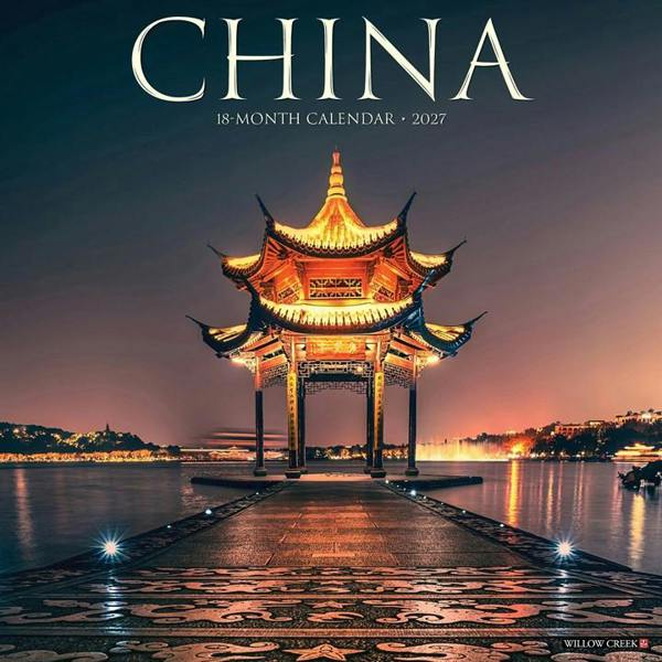 Asia China Calendar 2027, Wall Calendars, Month To View, Travel, Gift