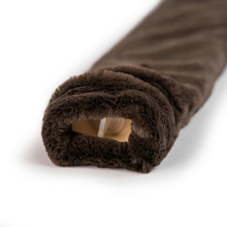 CosyPanda Long Dark Chocolate Faux Fur Hot Water Bottle