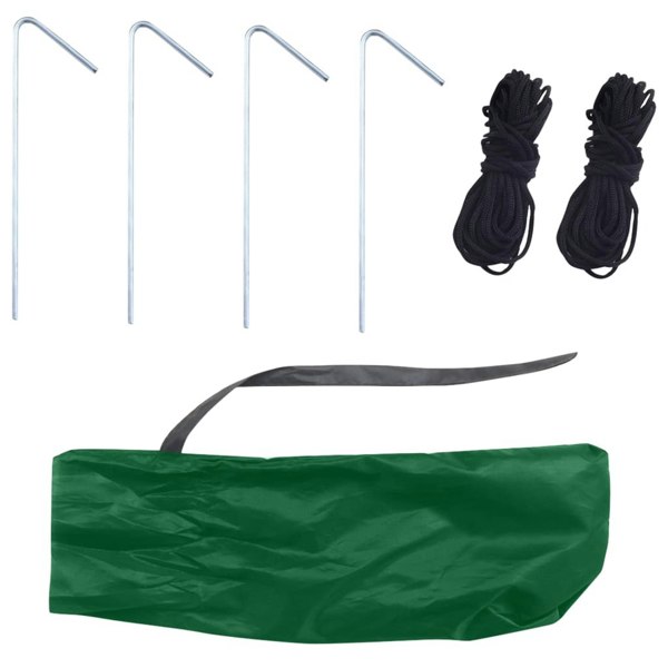 Berkfield Fishing Umbrella Green 240x210 cm