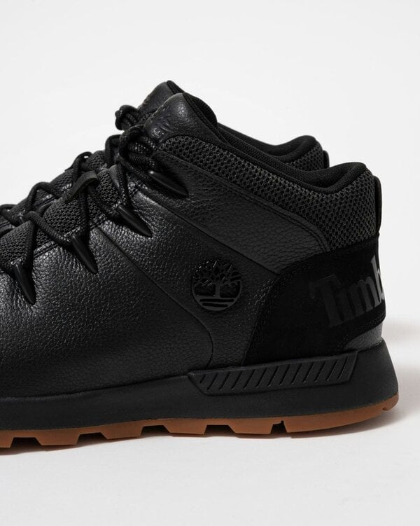 Timberland Sprint Trekker Mid Leather Mens Boots - Jet Black