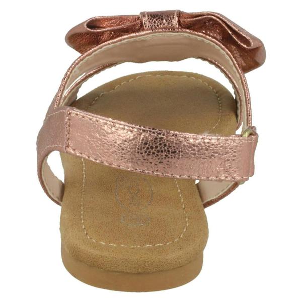 Spot On Girls Spot On Bow Trim Sandals
