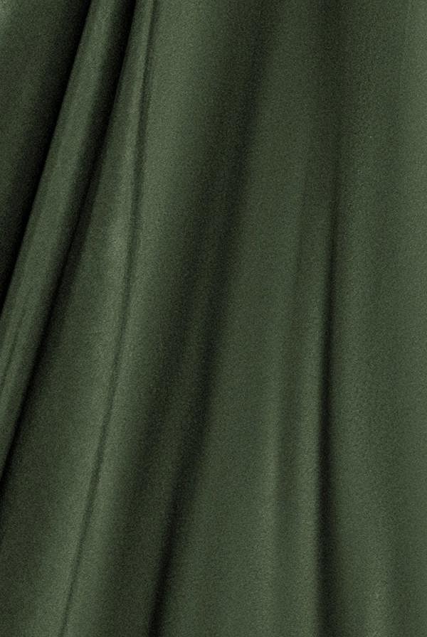 Wrap Front Maxi With Flutter Sleeves - Olive Green DR2565P