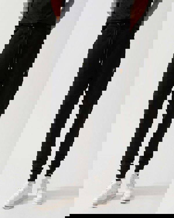 Belstaff Mens Patch Logo Sweatpants - Black