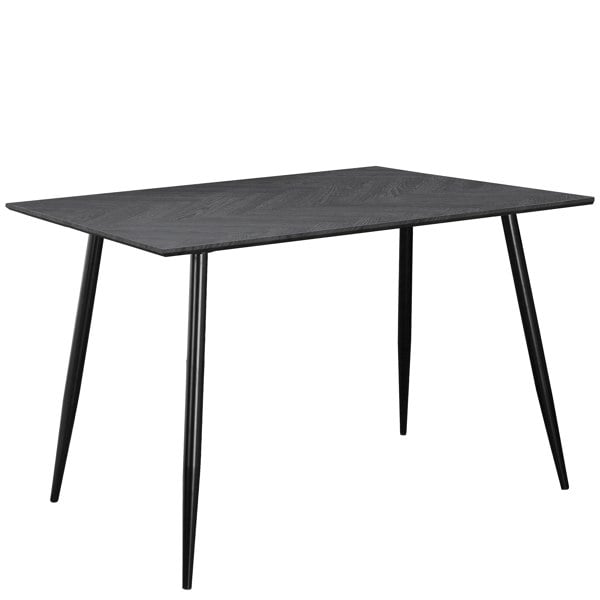 Dorel Home Monza Table 120 Fishbone GreyoakBlack120x80x76cm