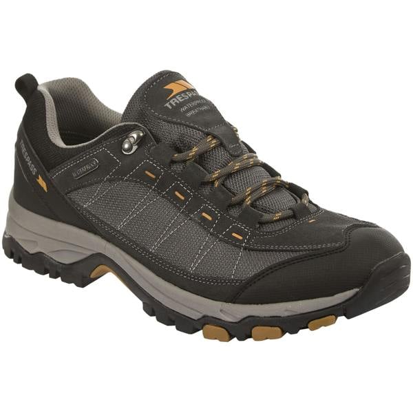 Trespass Mens Scarp Waterproof Lace Up Trainers - Castle - 