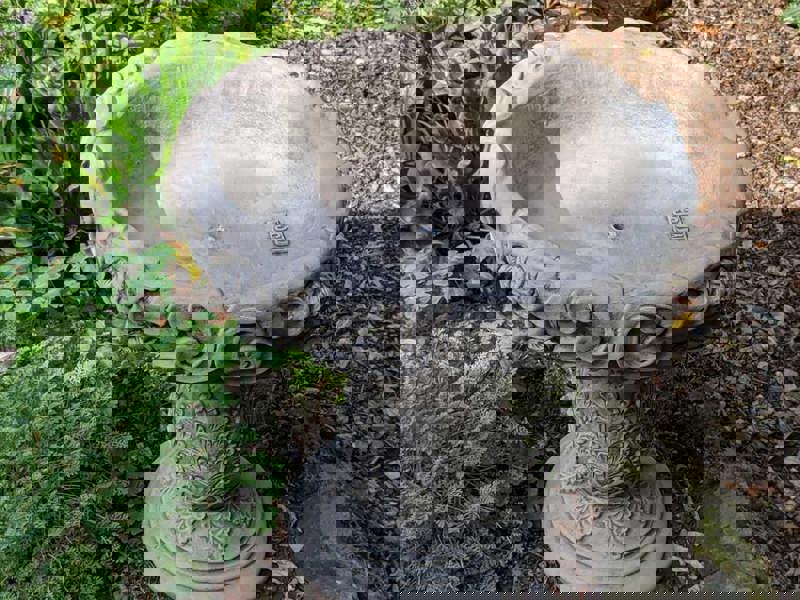 Large Detailed Stone Cast Gothic Vase Planter