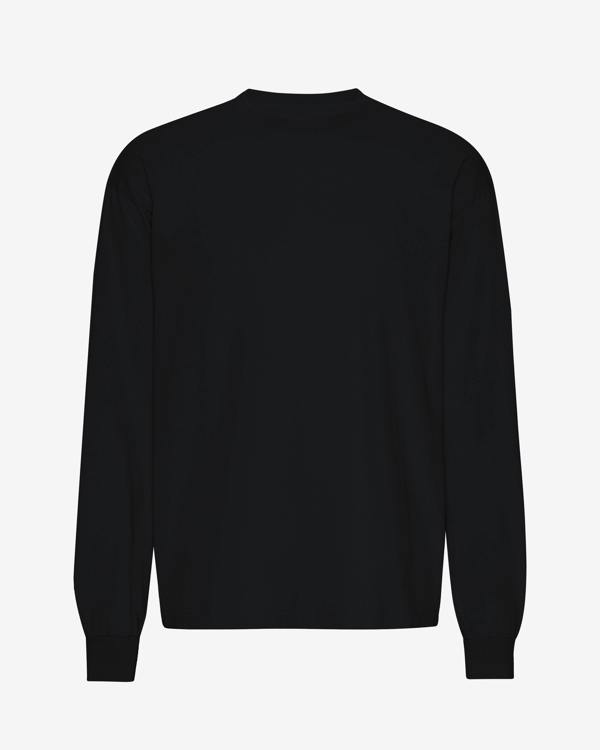 Colorful Standard Oversized Organic Long Sleeve T-Shirt - Deep Black