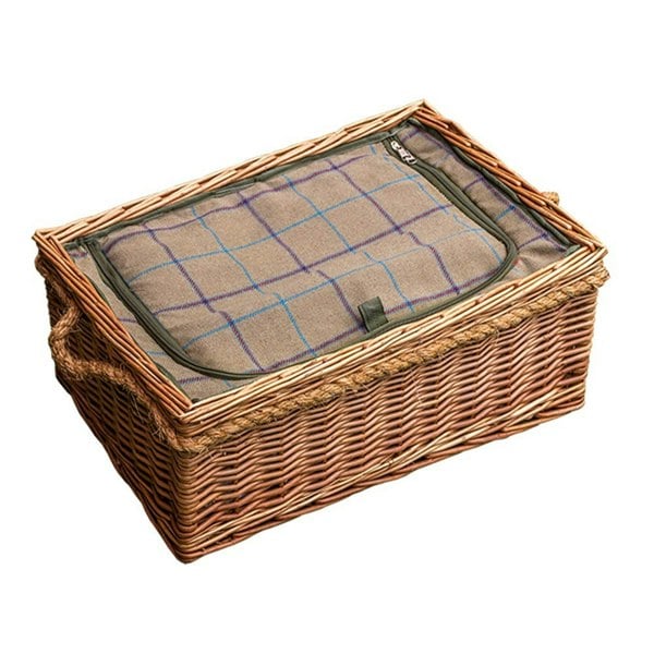 Wicker Picnic Basket with Fitted Cooler