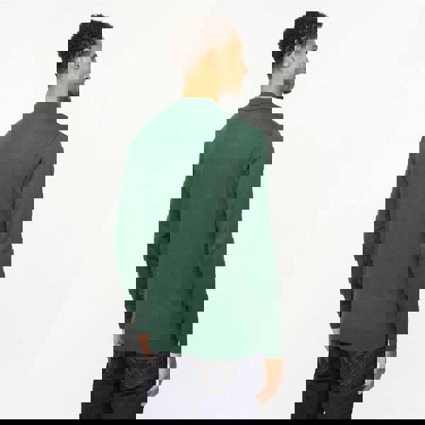 Gabicci V55GK16 Mens Azima Long Sleeve Plain Knitted Button-Thru Polo Gabicci Vintage - IVY