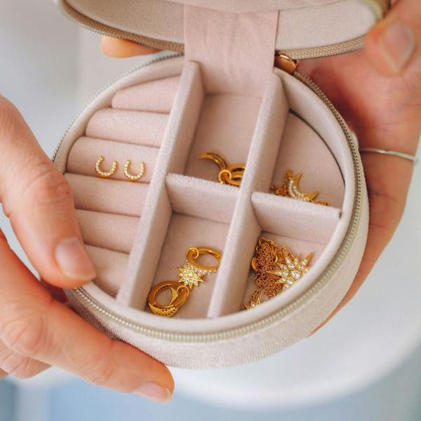 Gold Trip Travel Jewellery Box