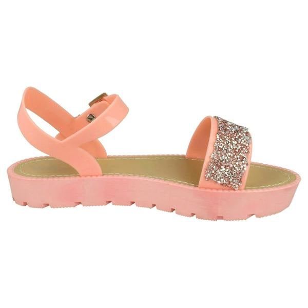Savannah Ladies Savannah Flatform Glitter Sandal