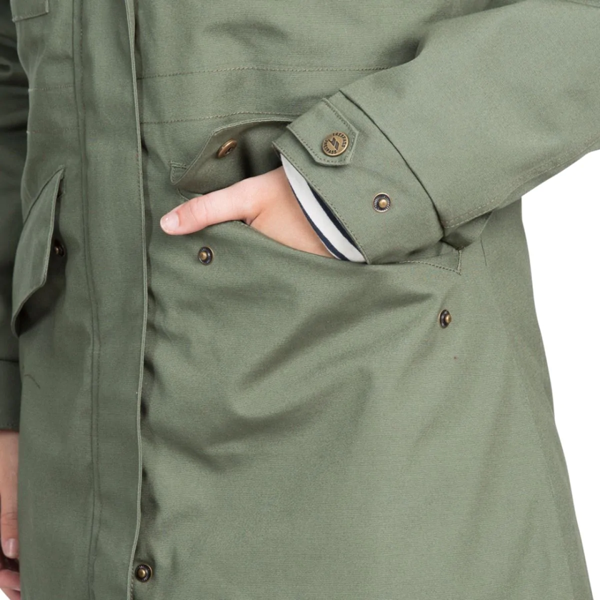 Trespass Women's Faithful Waterproof Jacket - Basil