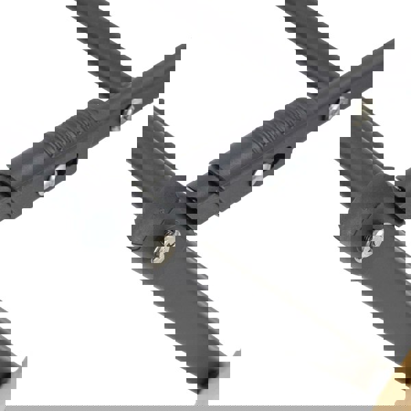 JVL Bamboo Extendable 3 Tier Concertina Clothes Airer, Brown