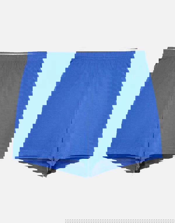 British Boxers Women's Bamboo Lace Camisole Short Pyjama Set - Ultra Blue