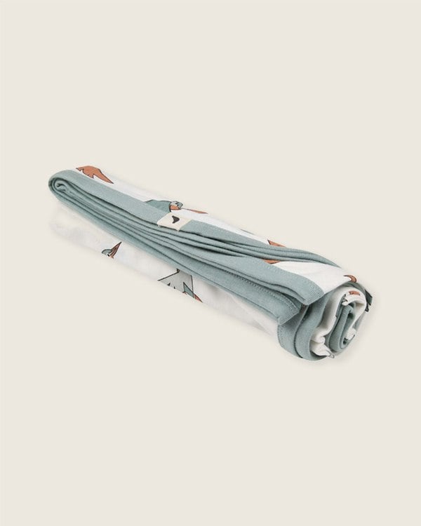 White Birdsong Print Blanket - image 3