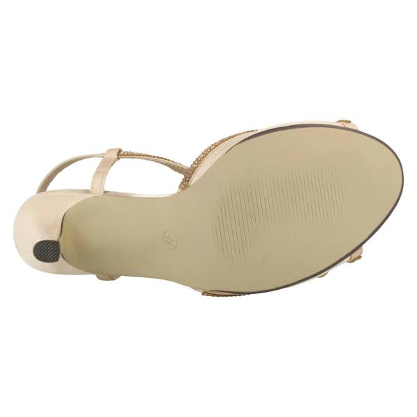 Anne Michelle Ladies Anne Michelle Diamante T-Bar Sandals