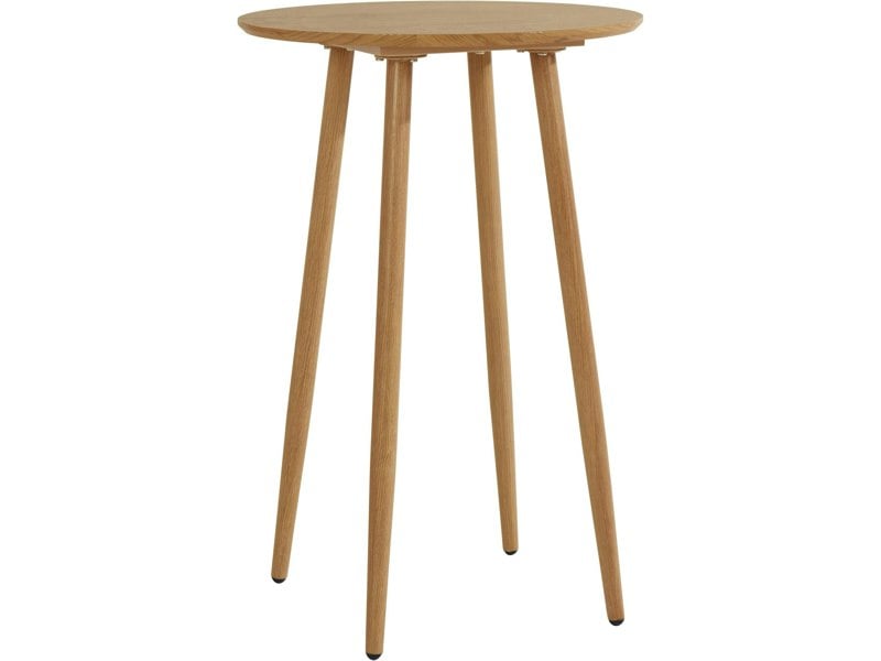 Dorel Home Monza round Bar Table 60 centimeter in Oak