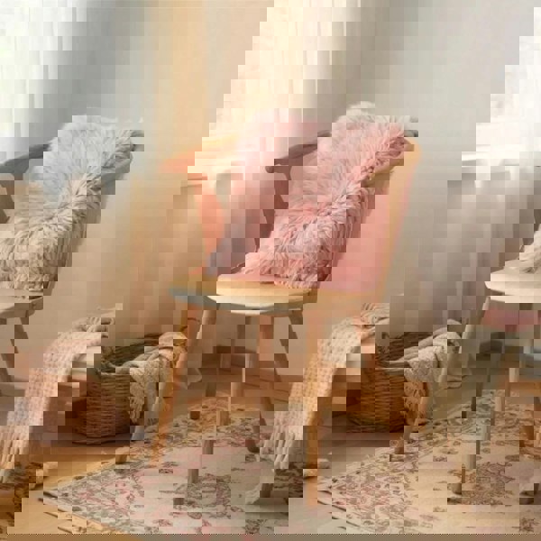 Infinity Leather Genuine Sheepskin Real Wool Single Sided Cushion