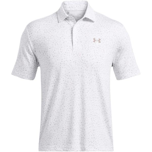 Under Armour Mens Performance Plain Polo Shirt - White - 