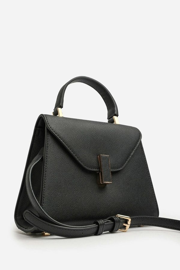 Where's That From Mareas Elegant Top Handle Shoulder Bag In Black