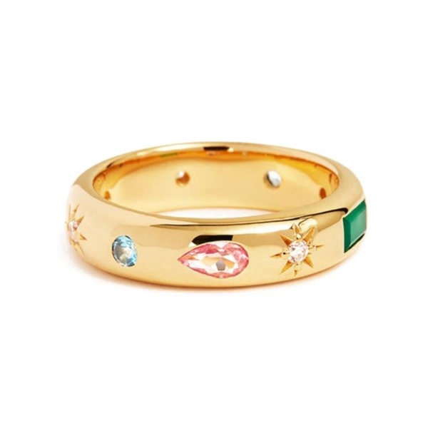 Gold Trip Rainbow Ring