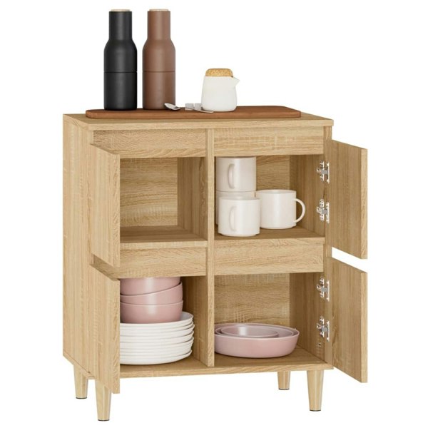Berkfield Sideboard Sonoma Oak 60x35x70 cm Engineered Wood