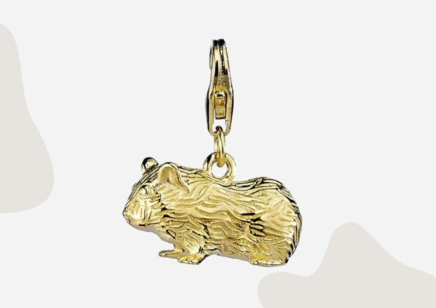 Guinea Pig Gold Charm - MYLEE London