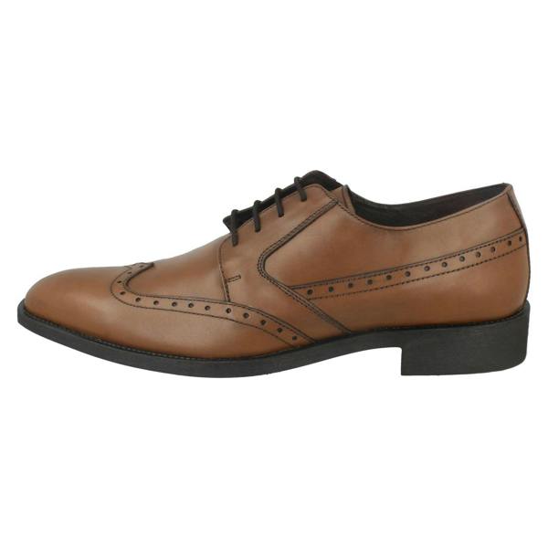 Maverick Mens Maverick Low Heel Lace Up Brogue Shoes
