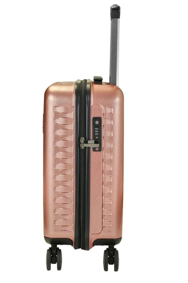 Rock Luggage Hard Shell Suitcase 8 Wheel Luggage Trolley Case Holiday Travel Bag