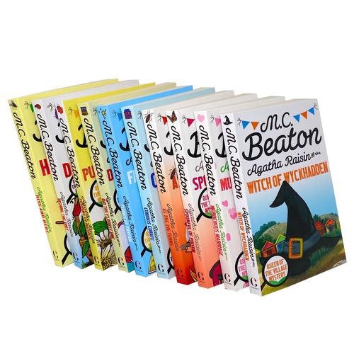 Constable Agatha Raisin Series Collection M C Beaton 10 Books Set