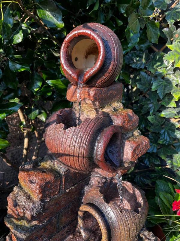 Tranquillity Water Features Compact Moroccan Pots Traditional Water Feature