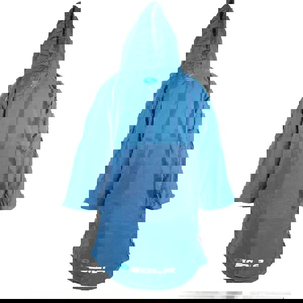 Sola Adult Waterproof Changing Robe - Navy/Orange