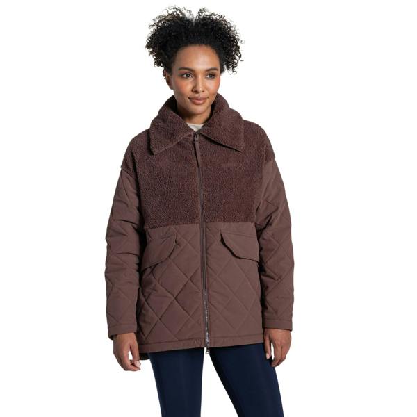 Craghoppers Womens/Ladies Fairfield Hybrid Jacket - Dark Truffle - 