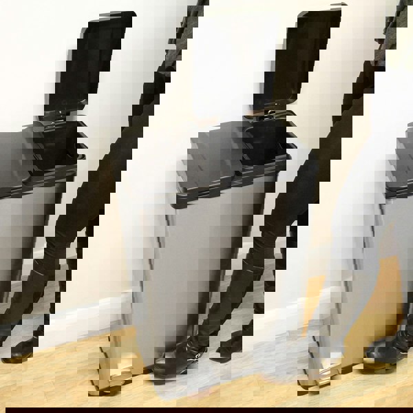 Monstershop 60L Dual Pedal Bin In Stainless Steel