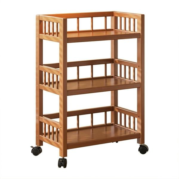 Havendro 3-Tier Storage Trolley Cart with Wheels Rolling Rack