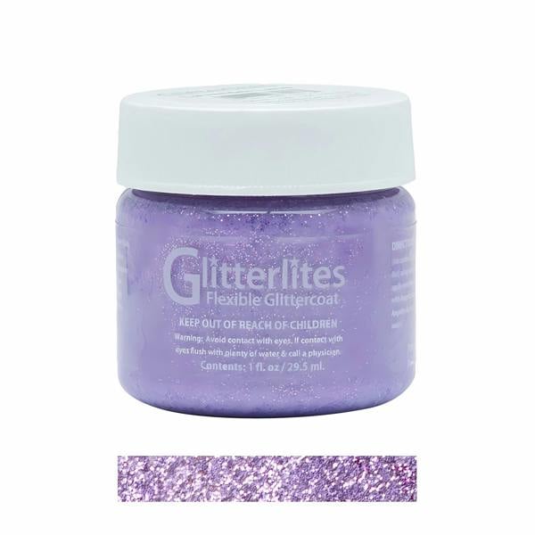Angelus Glitterlites Paint - Sparkling Glitter Effects for Leather 1oz