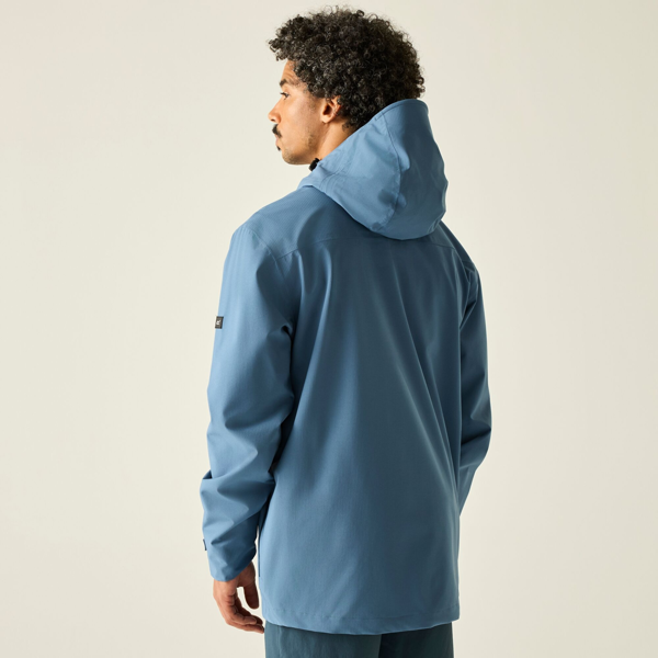 Regatta Mens Oklarna Waterproof Jacket - China Blue