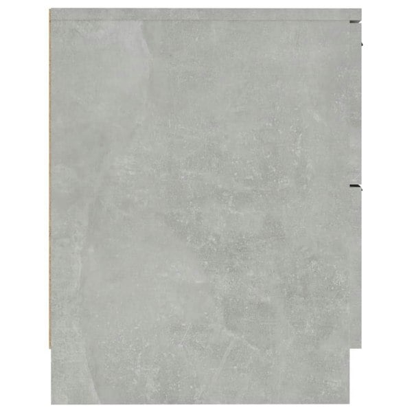 Berkfield Bedside Cabinets 2 pcs Concrete Grey Engineered Wood