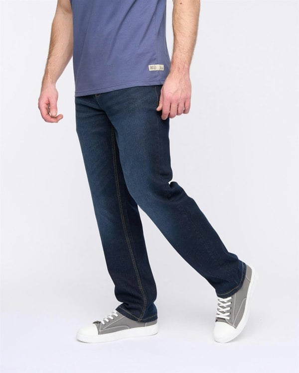 Duck and Cover Rushawn Relaxed Fit Jeans Dark Wash