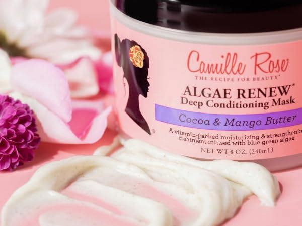 Camille Rose Algae Renew Deep Conditioner 8oz – deep treatment for natural curls