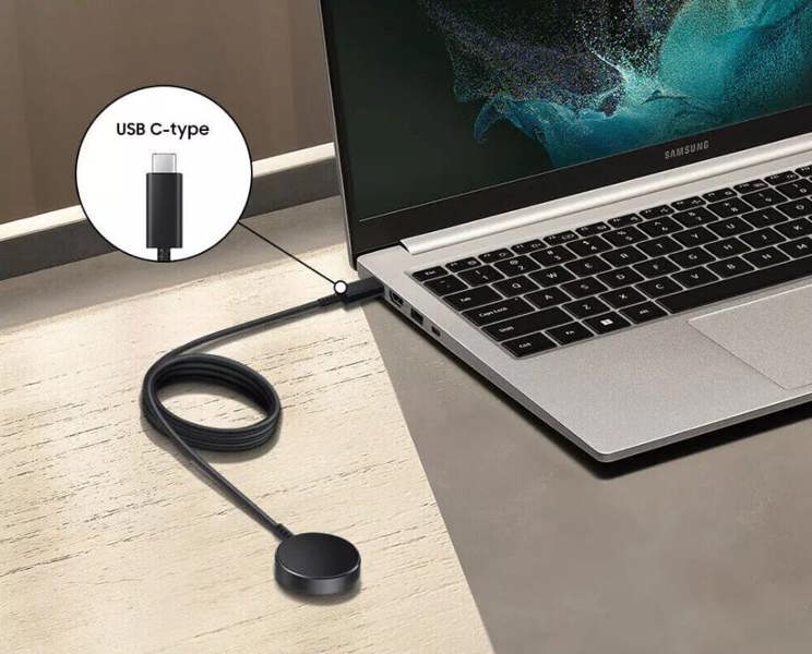 Samsung USB-C Wireless Charger Dock For Galaxy Watch 4 5 6 7 Ultra