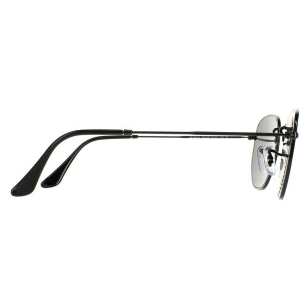 Ray-Ban Sunglasses Hexagonal RB3548N 002/58 Polished Black Green Polarized