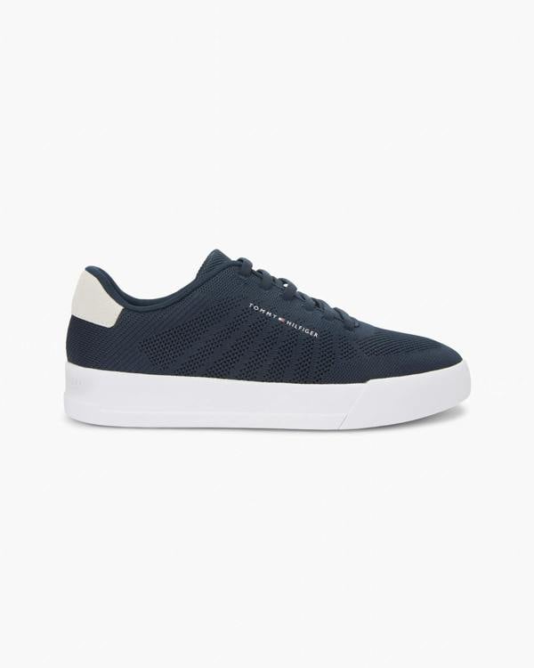 Tommy Hilfiger TH Court Knit Mens Trainers - Desert Sky