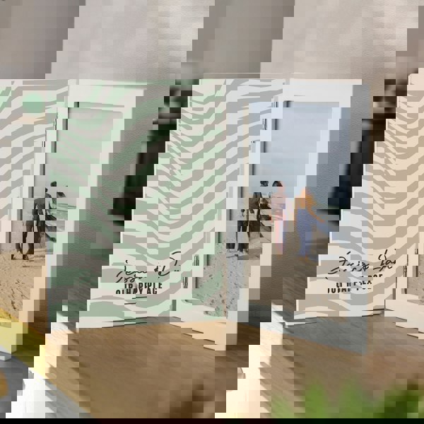 Personalised Memento Company Personalised Wooden Hinged 6x4 Photo Frame