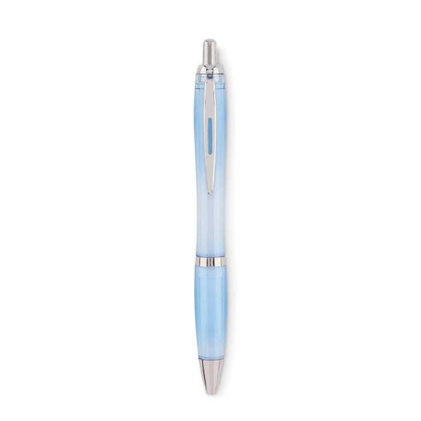 MidOcean Rio RPET Ballpoint Pen - Transparent Light Blue - 