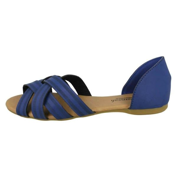 Savannah Ladies Savannah Flat X Strap Sandals
