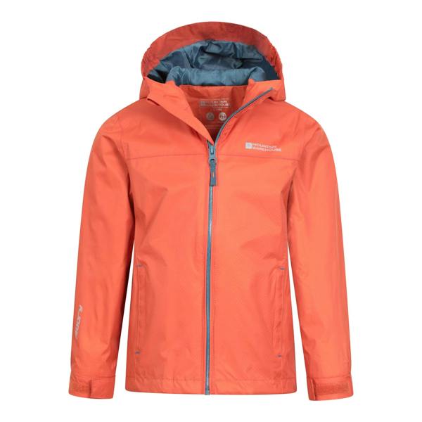 Mountain Warehouse Childrens/Kids Torrent Taped Seam Waterproof Jacket - Rust - 