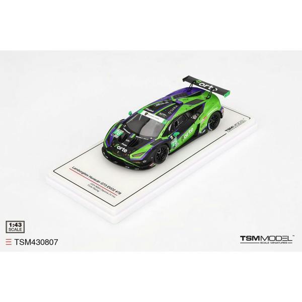 MCSlots Lamborghini Huracan GT3 EVO2 #78 Forte Racing 2024 IMSA Daytona 24Hrs 1:43 Scale TSM430807