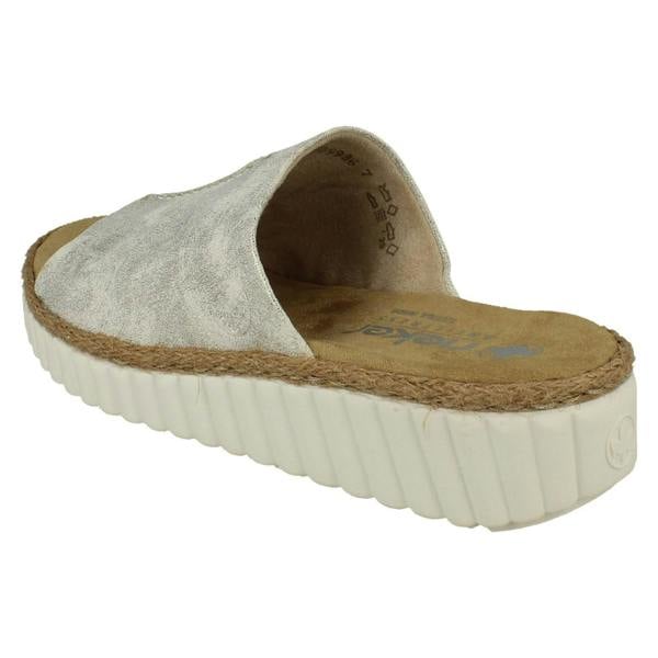 Rieker Ladies Riekers Extra Wide Sliders Sandals 69288